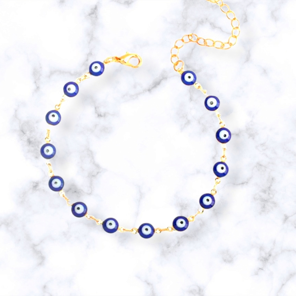 Evil eye turquis protection amulet bracelets